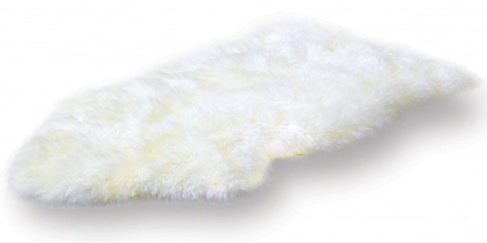 Bowron Longwool Ivory Sheepskin Rug - 180 x 60cm