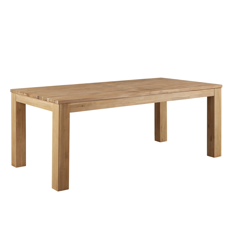 Bozrah Extendable Solid Wood Dining Table