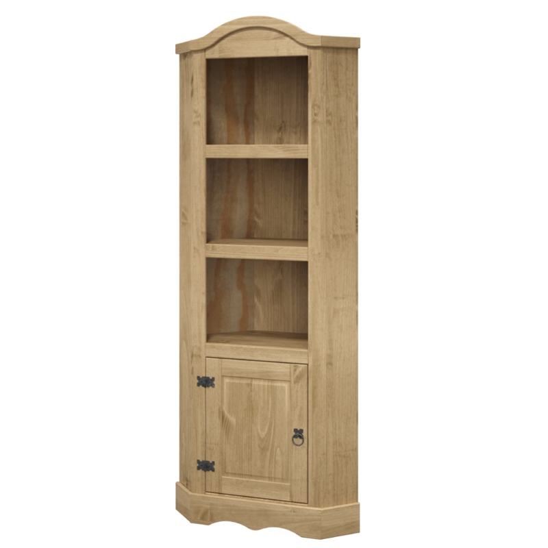 Brannick Corner Storage Bookcase