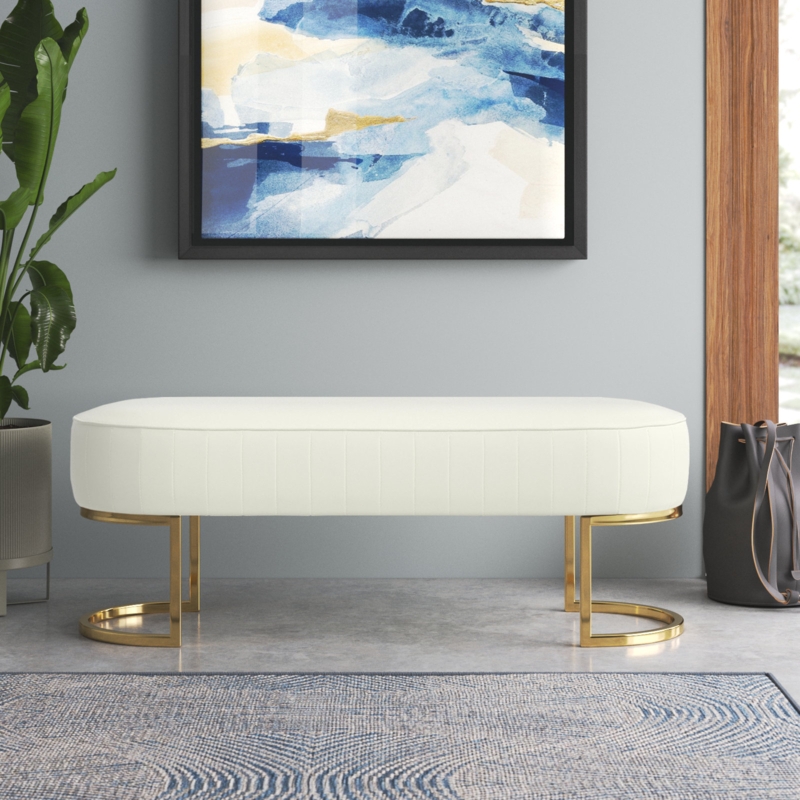 Brentford 48" Wide Living Room Upholstered Bench