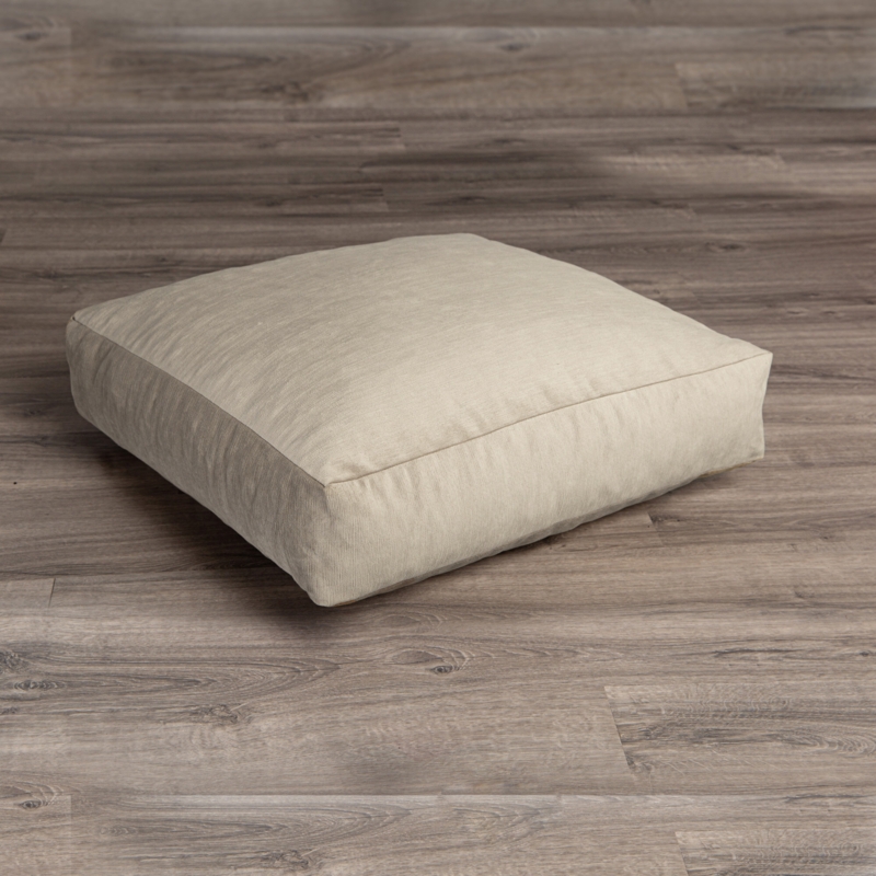 Brio Large Dcor Floor Pillow / Meditation Yoga Cushion, Plush Microvelvet