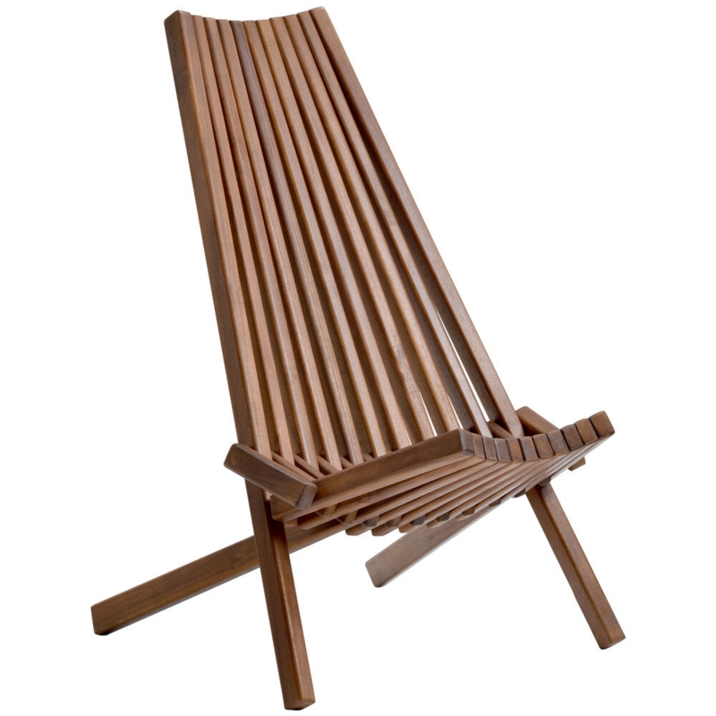 Bronzavia Solid Wood Patio Folding Chair