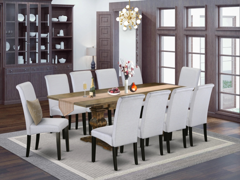 Calieb Removable Leaf Solid Wood Dining Set