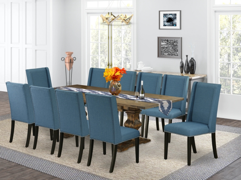 Calonia Removable Leaf Acacia Solid Wood Dining Set