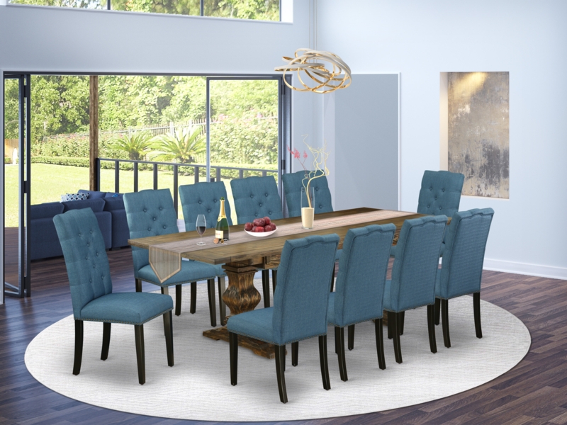 Calonia Removable Leaf Acacia Solid Wood Dining Set