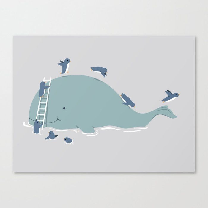 Canvas Print | The Greatest Slide by Ilovedoodle - Large - Society6