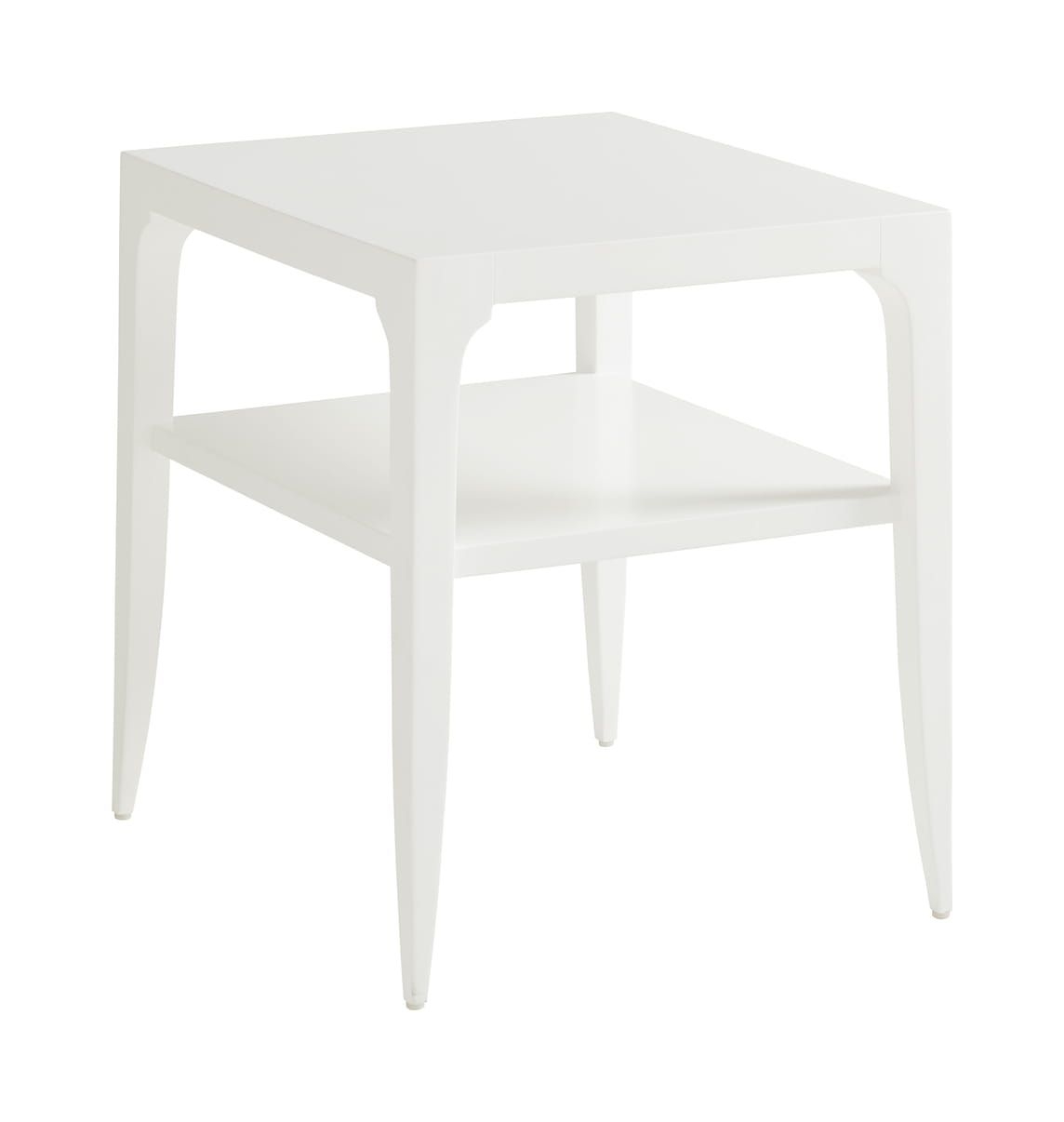Carrington End Table - Finish: White