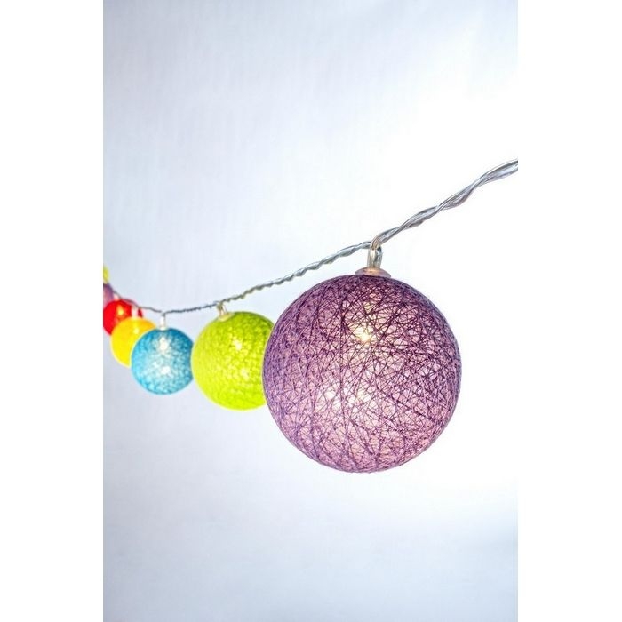 Catena Gomitolo 10 Led Color