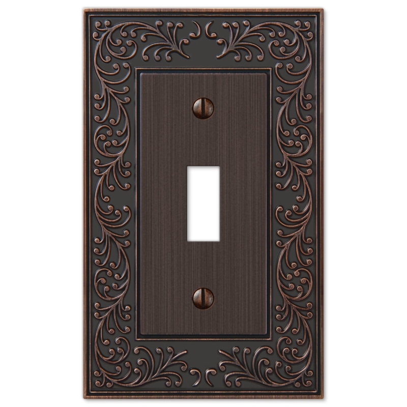 Chanhassen No Subject 1 - Gang Toggle Light Switch Wall Plate