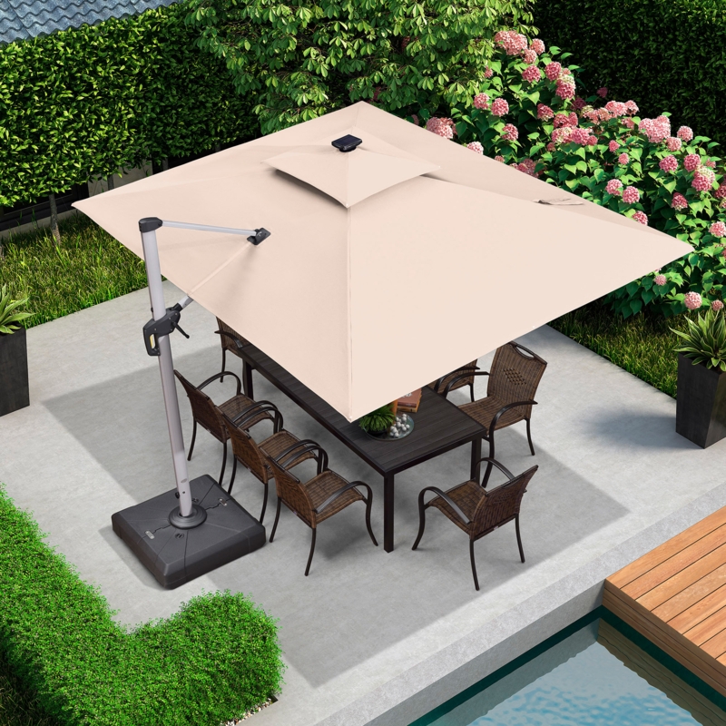 Rectangular Cantilever Umbrella