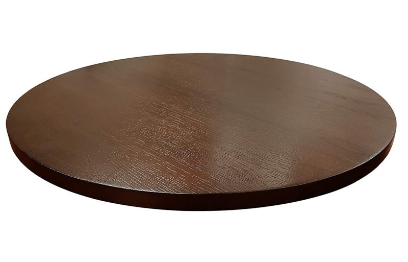 Claudya 21 Inches Round Turntable Wood Lazy Susan