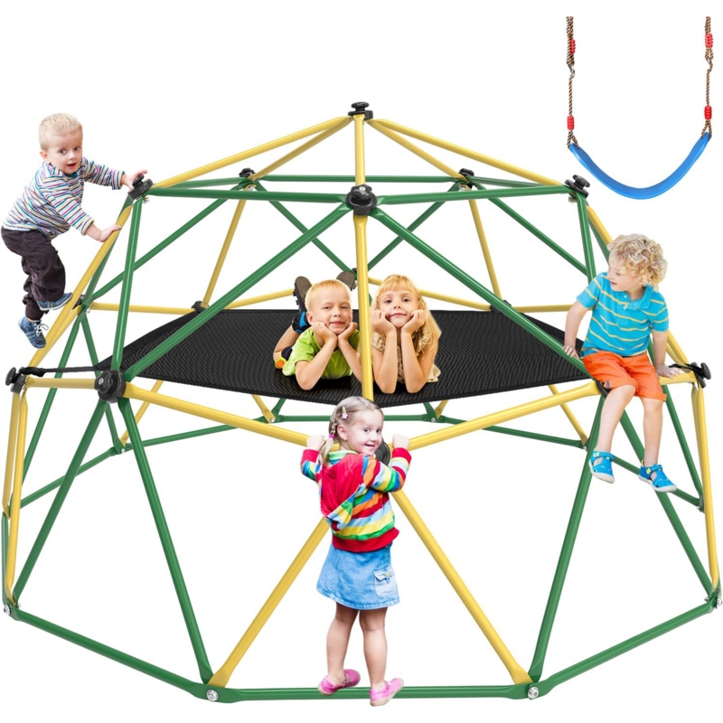 Climbing Dome Jovego 120'' W Indoor and Outdoor Metal Climbing Dome