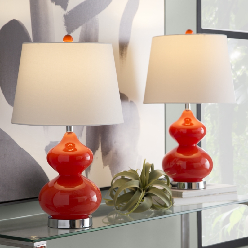 Courtney Glass Table Lamp (Set of 2)