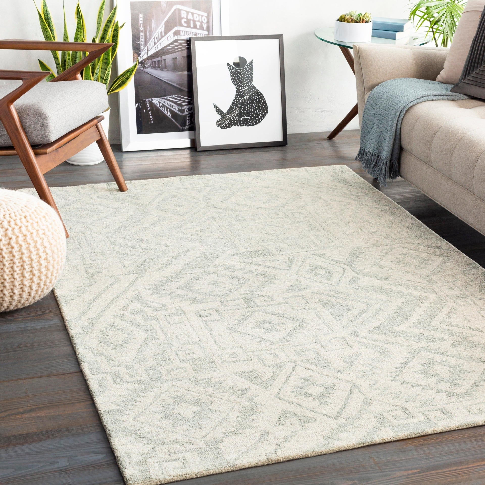 Cressida Handmade Patchwork Bohemian Area Rug