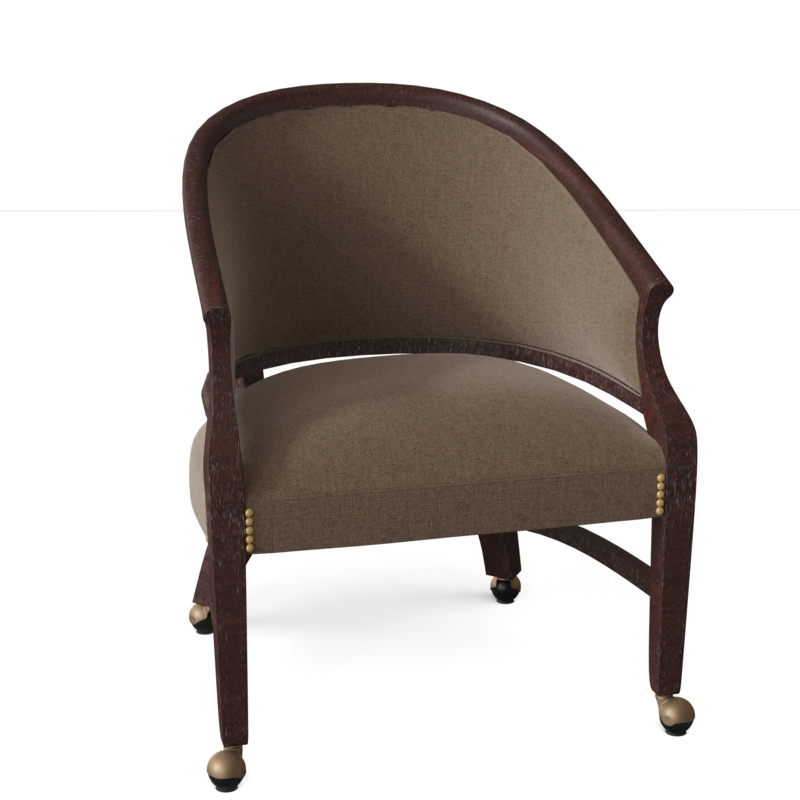 Danbury Upholstered Swivel Barrel Chair