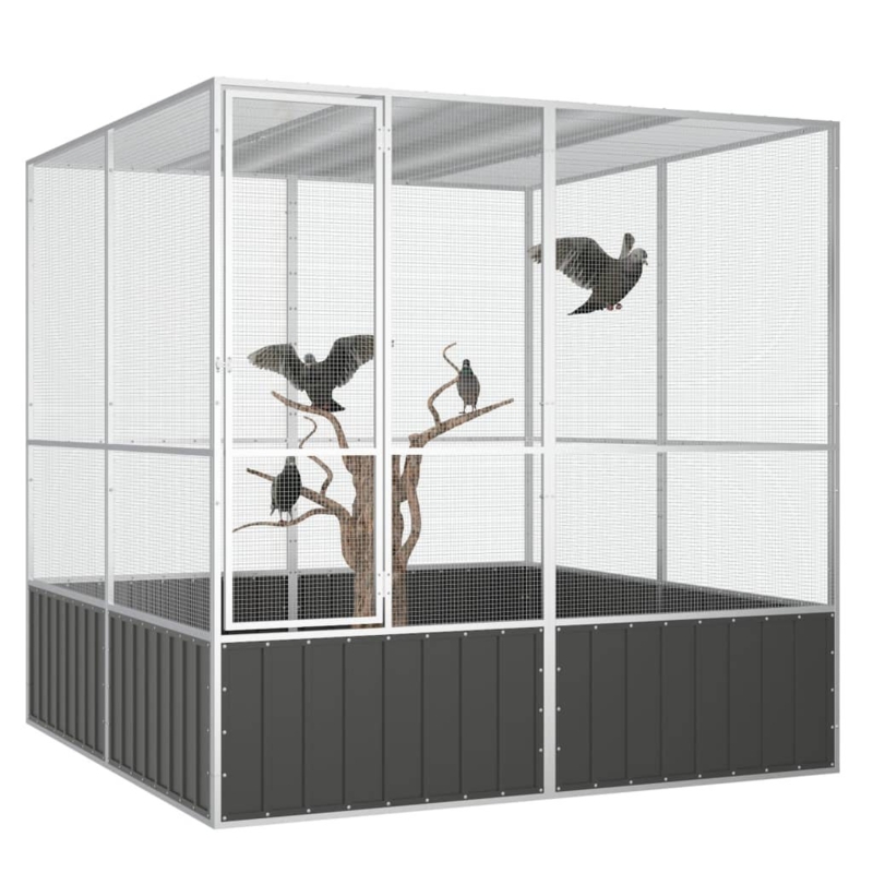 Davante 83.3'' Steel Flat Top Flight Cage