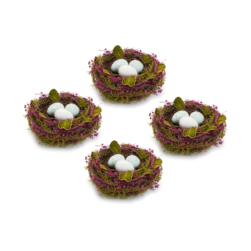 Decorative Bird House Or Cage (Set of 4)