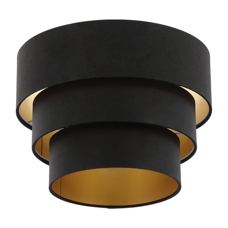 Diameter 12.2" Lamp Shades for Floor Lamps Pendant Light Replacement, 3-Tier Drum Lamp Shade for Living Room