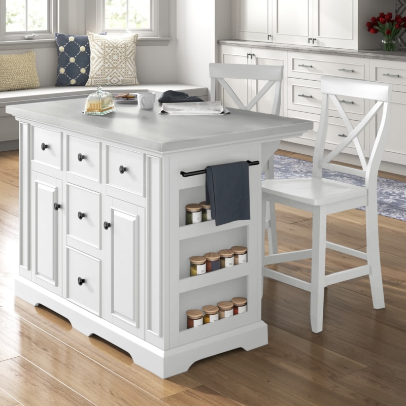 Diamondback 50'' Wide Kitchen Island Set