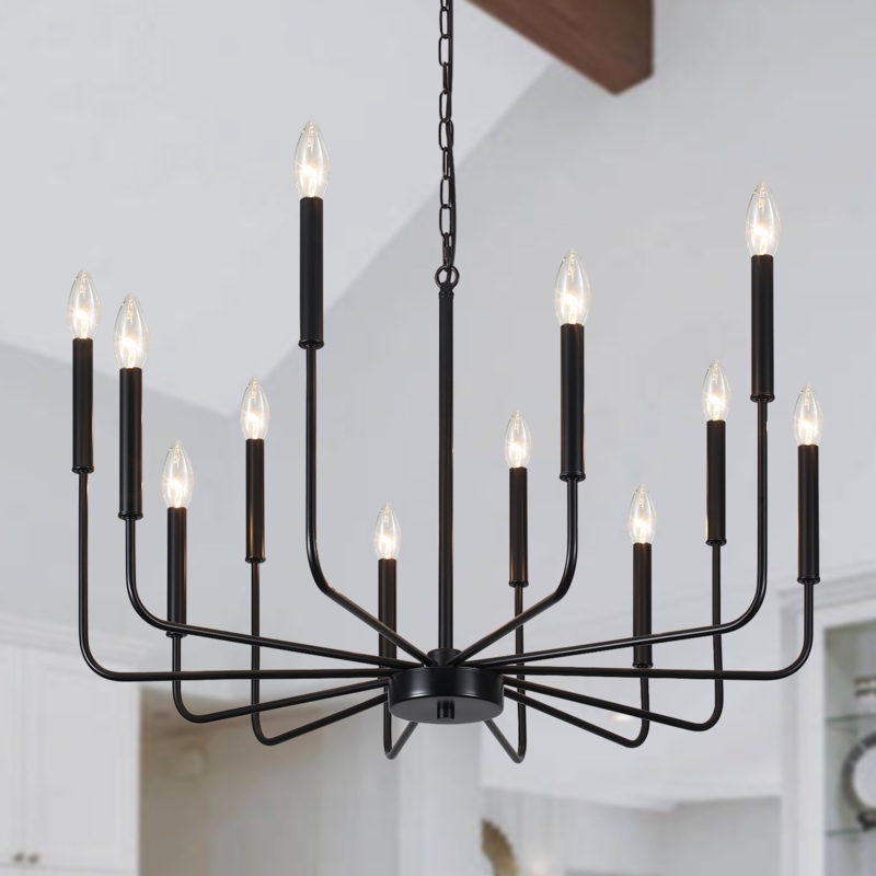Dilnoza 12 - Light Dimmable Classic / Traditional Chandelier