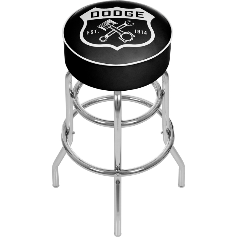 Dodge Garage Swivel 31'' Bar Stool