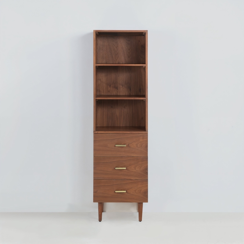 Dondi Solid Wood Freestanding Linen Cabinet