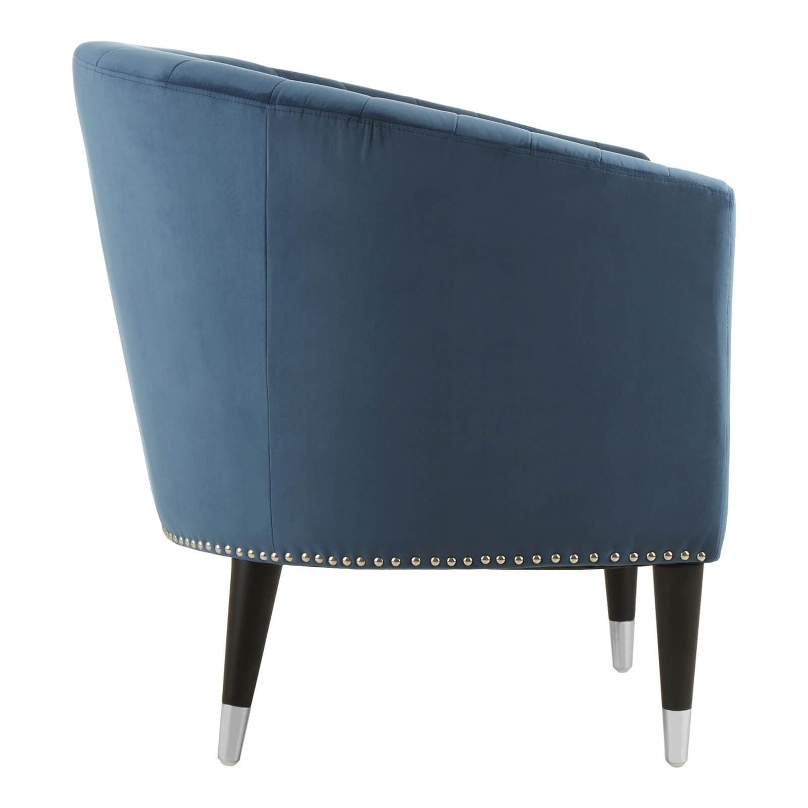 Doucet Velvet Chair - Blue