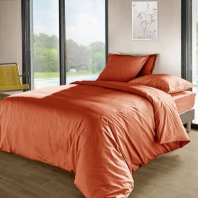 Drap housse percale bio Elise CAMIF