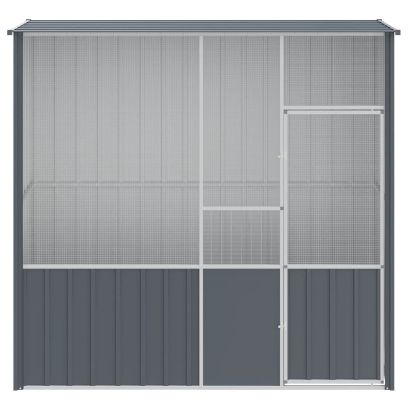 Dulcio 78.7'' Steel Flat Top Flight Cage