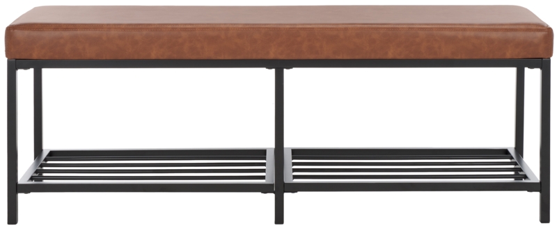 Dyer Faux Leather Upholstered Storage Bench