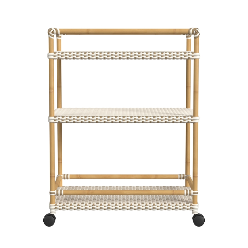 Ellie Bar Cart with Metal Outer Material