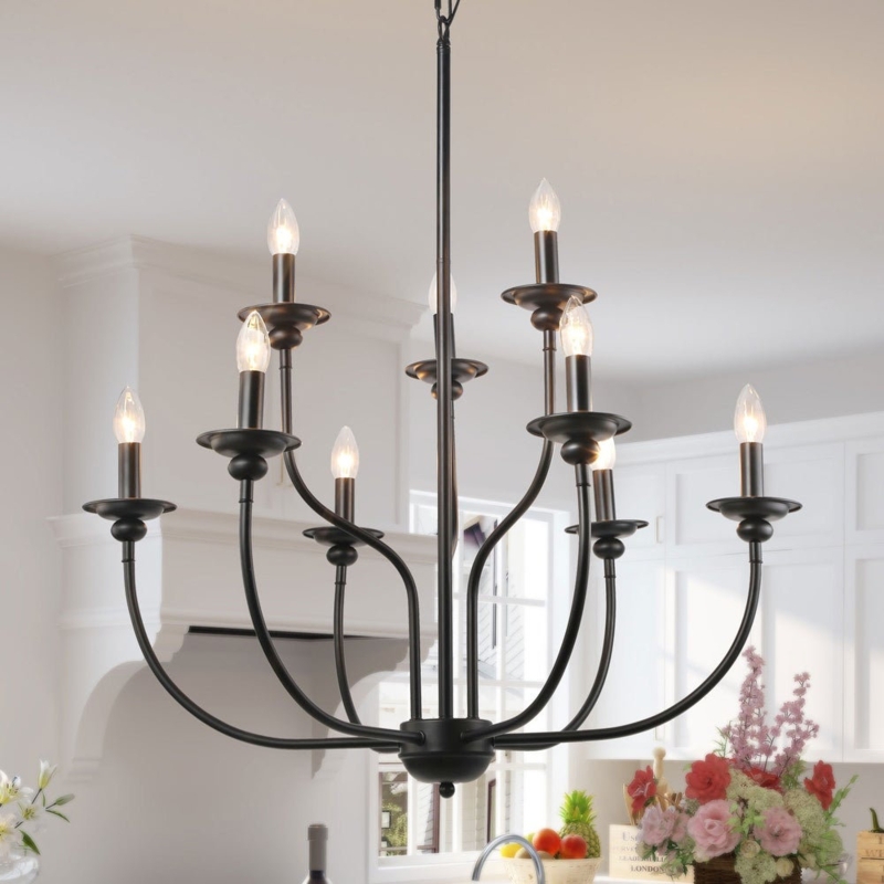 Emilyn 9 - Light Classic / Traditional Chandelier