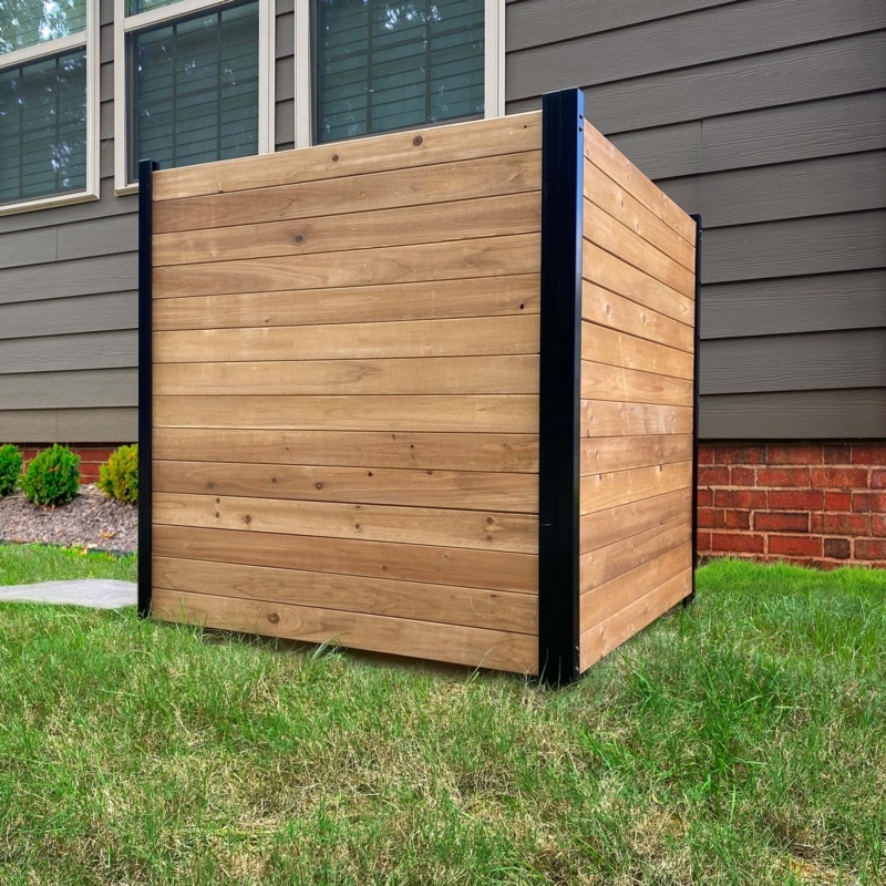 Enclo 3.5 ft. H x 3 ft. W Richmond Wood Privacy Screen Kit (2 Panels)