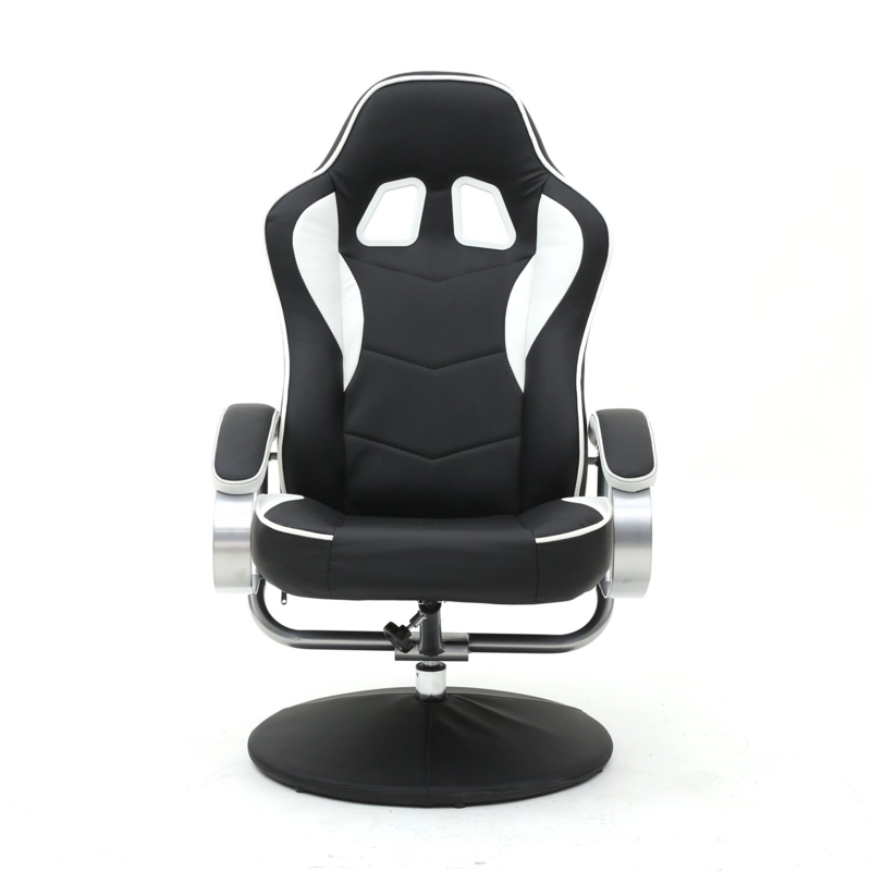 Ergonomic Racing Game Chair High Back Adjustable Swivel Recliner with Footrest