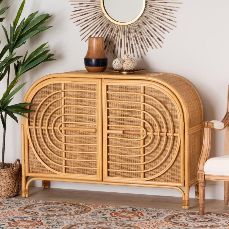 Esopus 50.4" Rattan Wide Sideboard