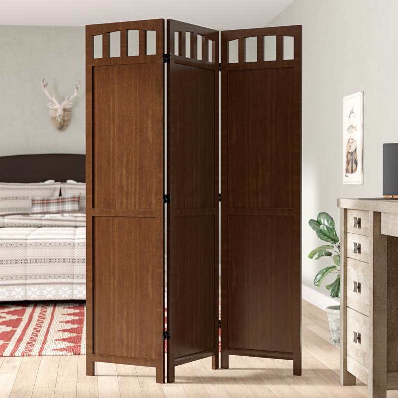 Espinosa 52.4'' W x 70'' H 3 - Panel Folding Room Divider