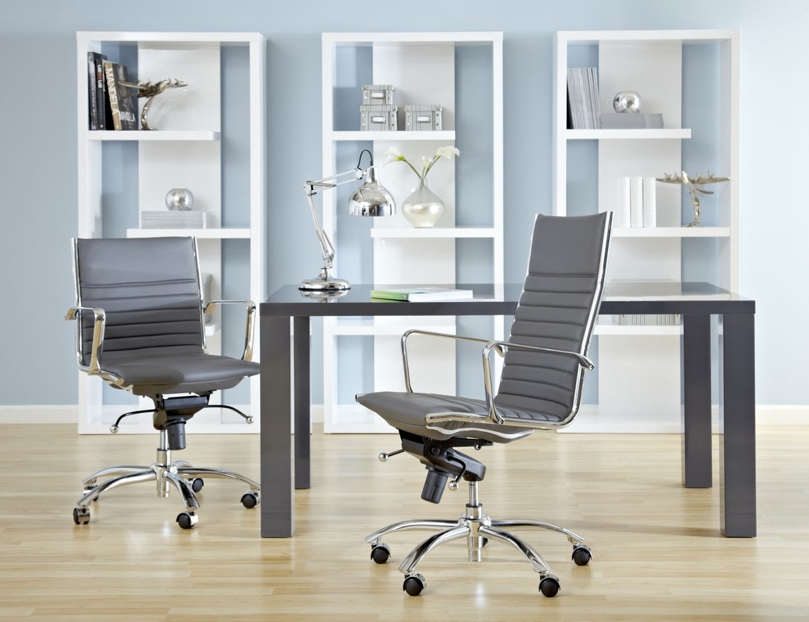 Euro Design | Dirk Low Back Office Chair Gray