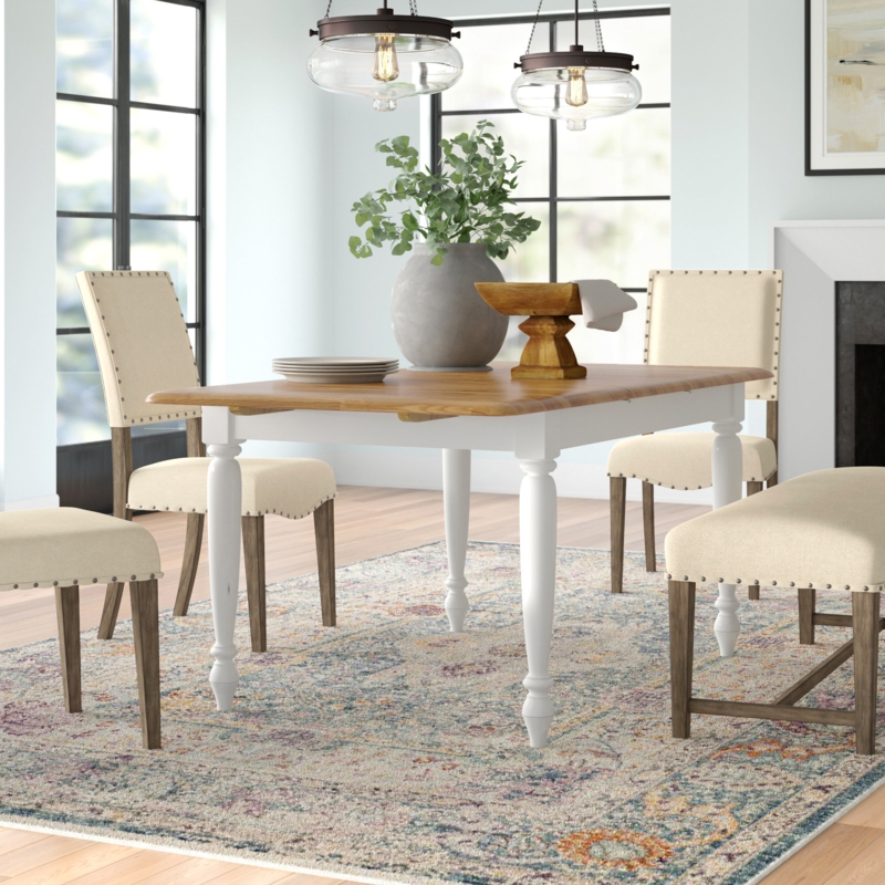 Extendable Solid Wood Dining Table