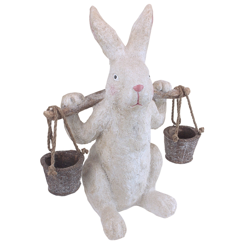 Ezekiel Rabbit the Yokes on Him Easter Bunny Statue