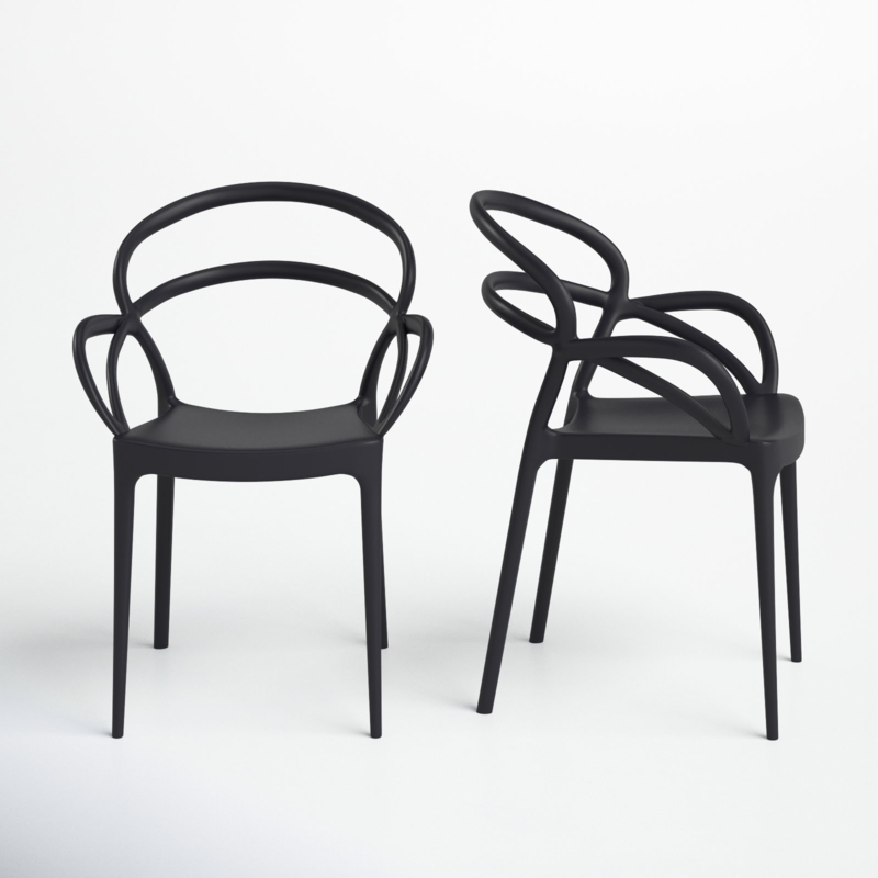Farrah Outdoor Stacking Dining Armchair