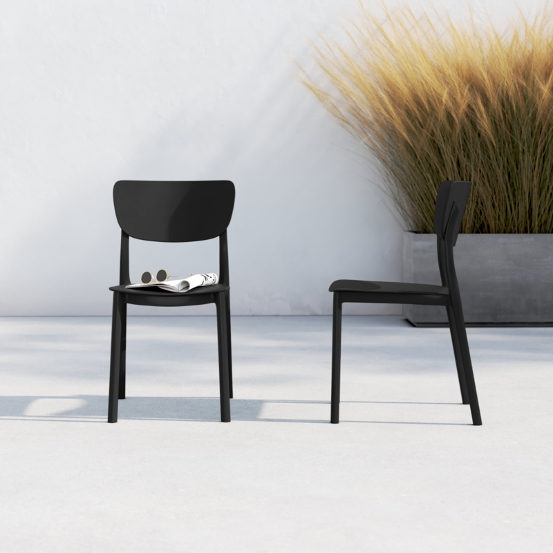Farrah Outdoor Stacking Dining Side Chair
