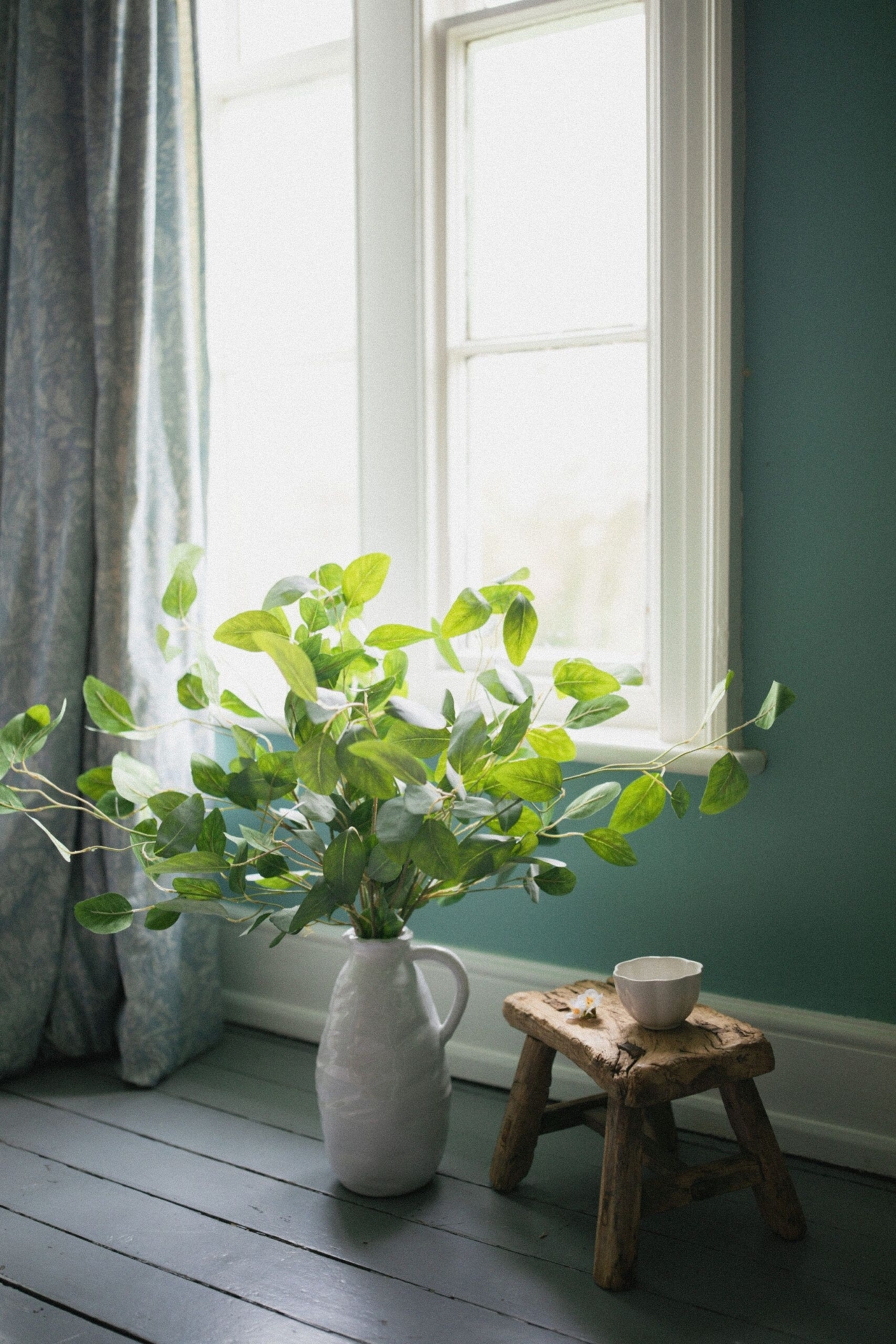 Faux Silver Eucalyptus Populus
