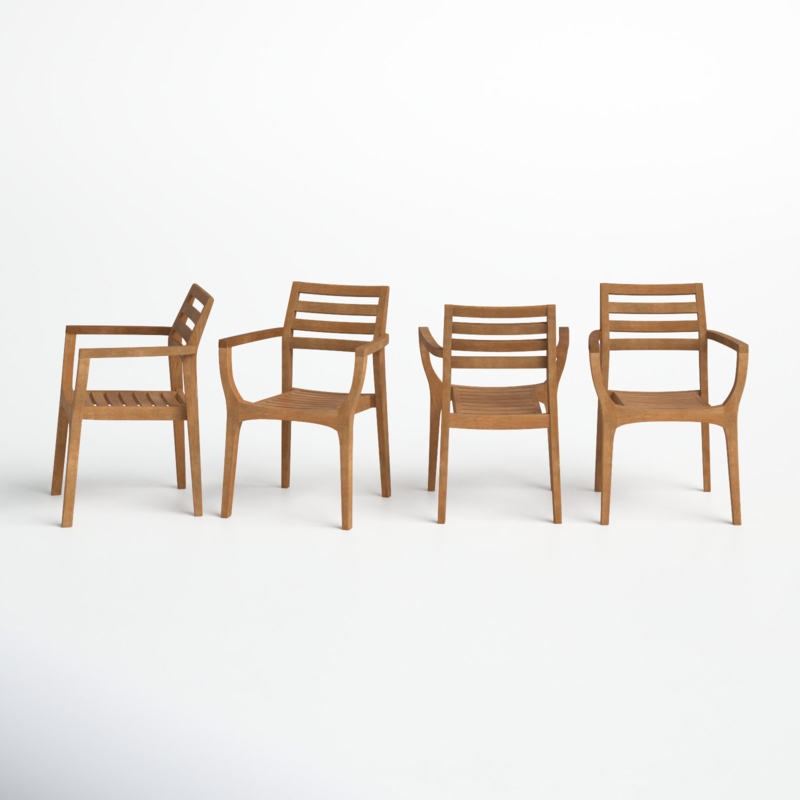Fleur Outdoor Stacking Dining Armchair