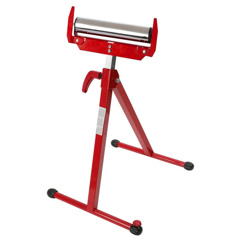 Folding Roller Stand Height Adjustable, Heavy Duty 250 LB Load Capacity, Outfeed Woodworking
