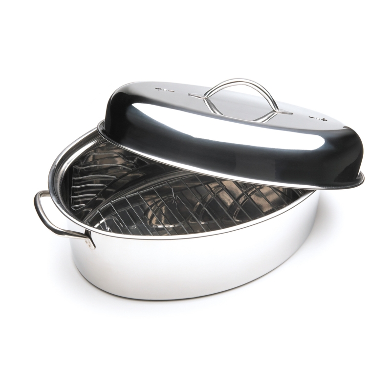 Stainless Steel Roasting Pans With Lids