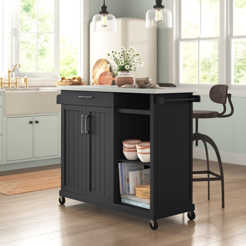 Freya Metal Kitchen Island