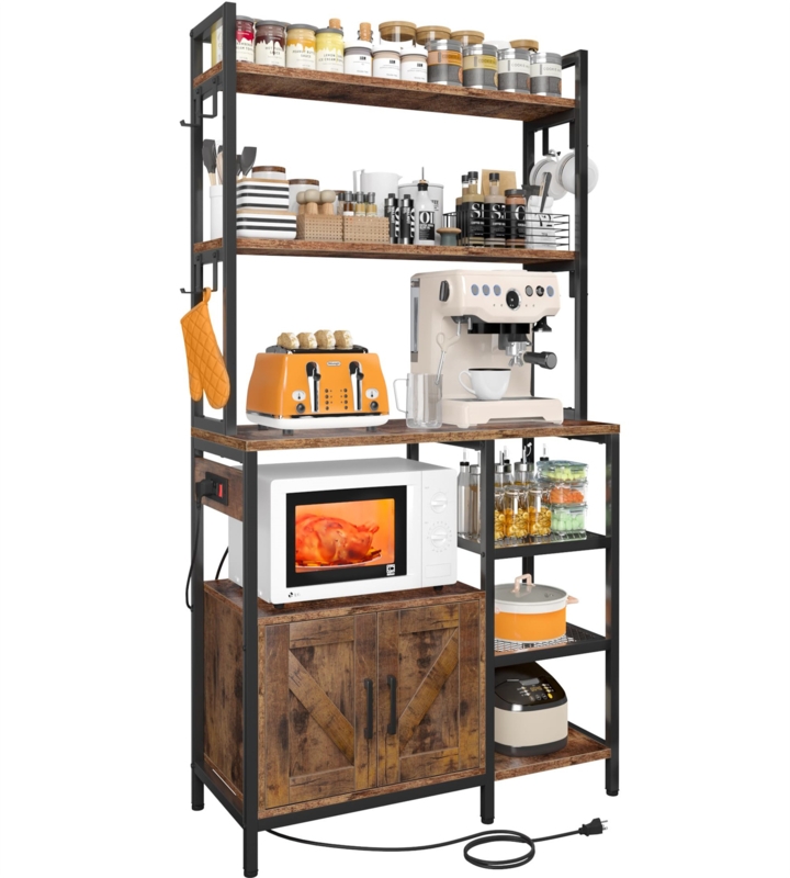 Furness 30'' Baker's Rack with Microwave Compatibility