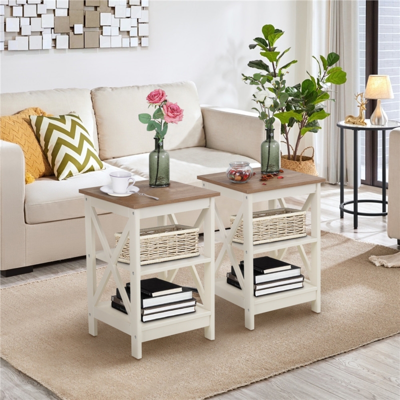 Garson End Table Set with Storage (Set of 2)