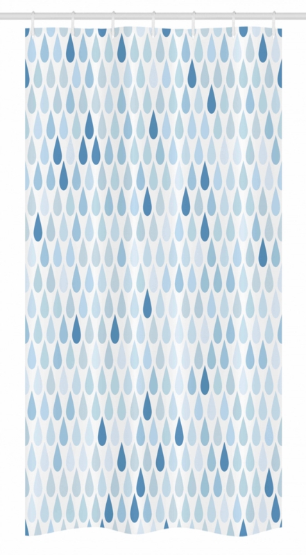 Geometric Shower Curtain with Hooks Included