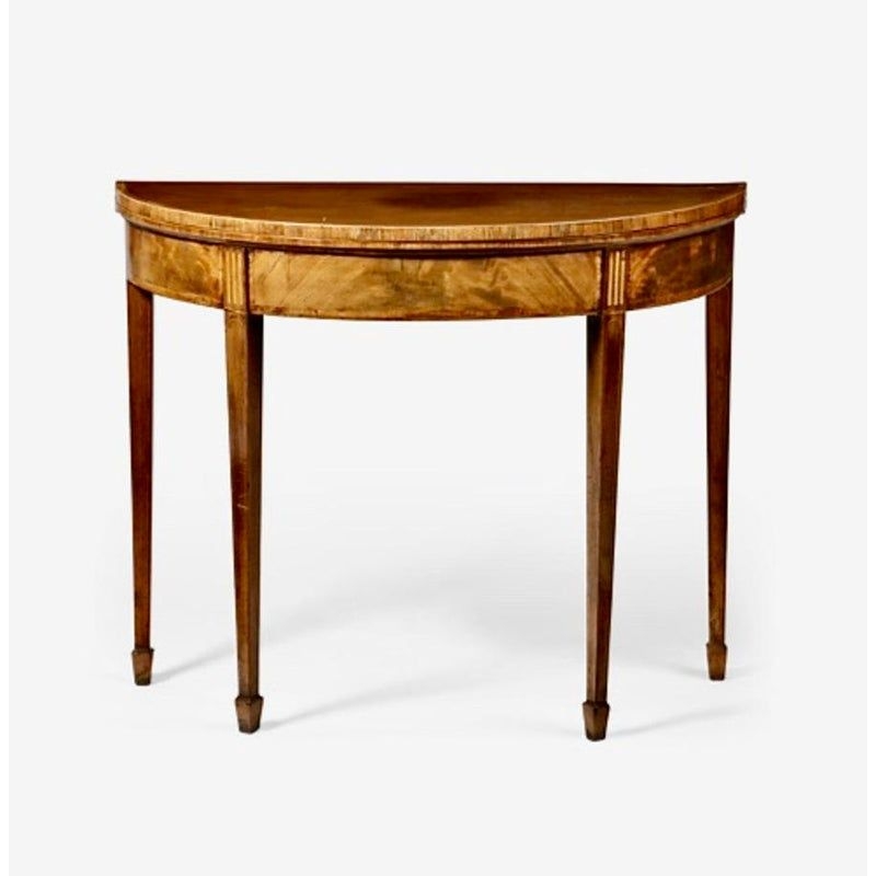 George III Mahogany Fold-Over Games Table